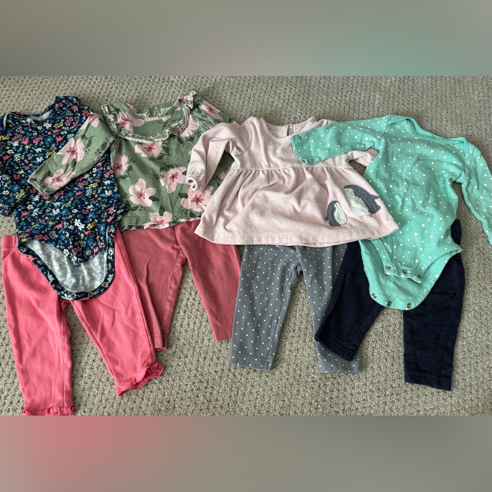 9 Month Baby Girl Clothing Bundle